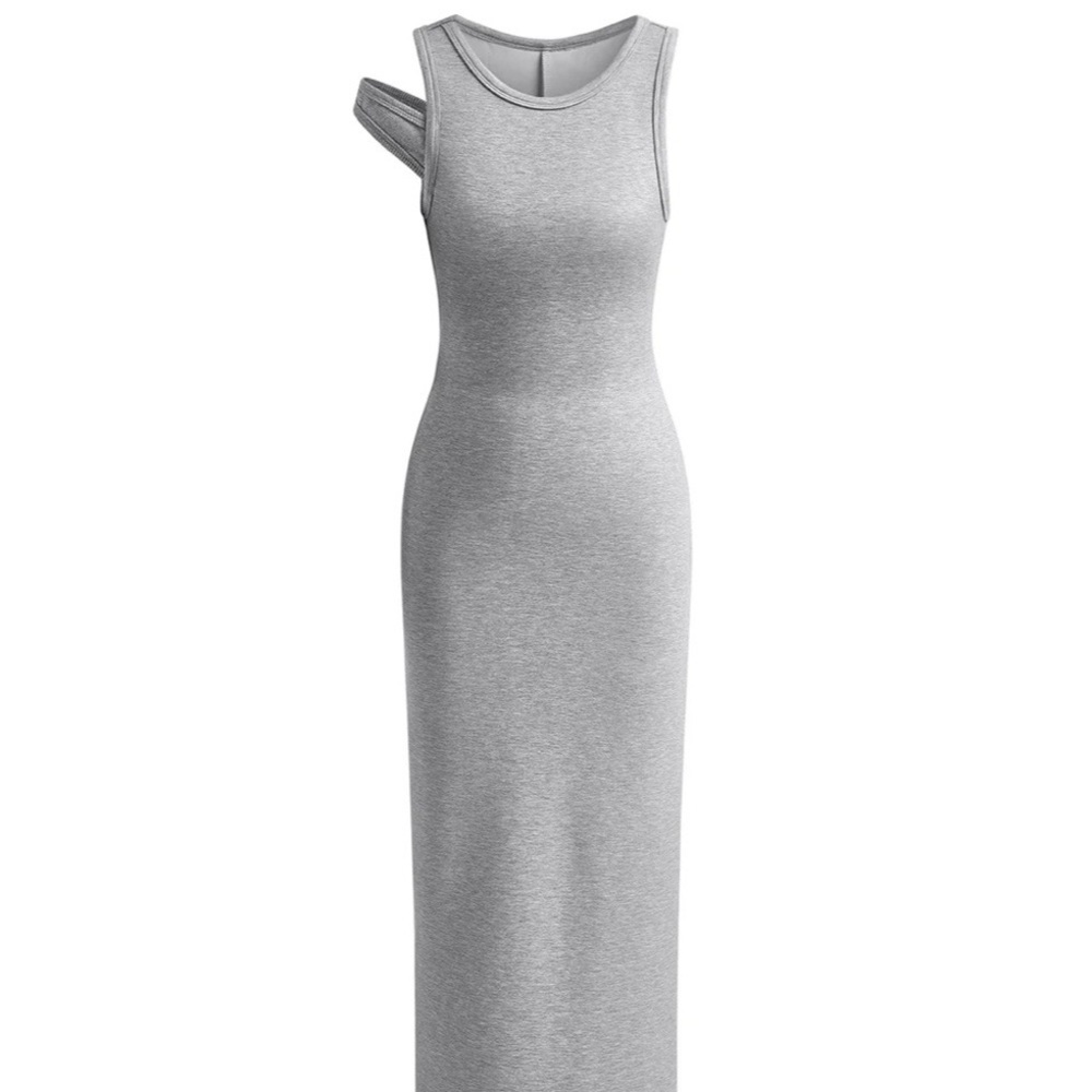 Commense Gray Midi Dress - Picture 5 of 10